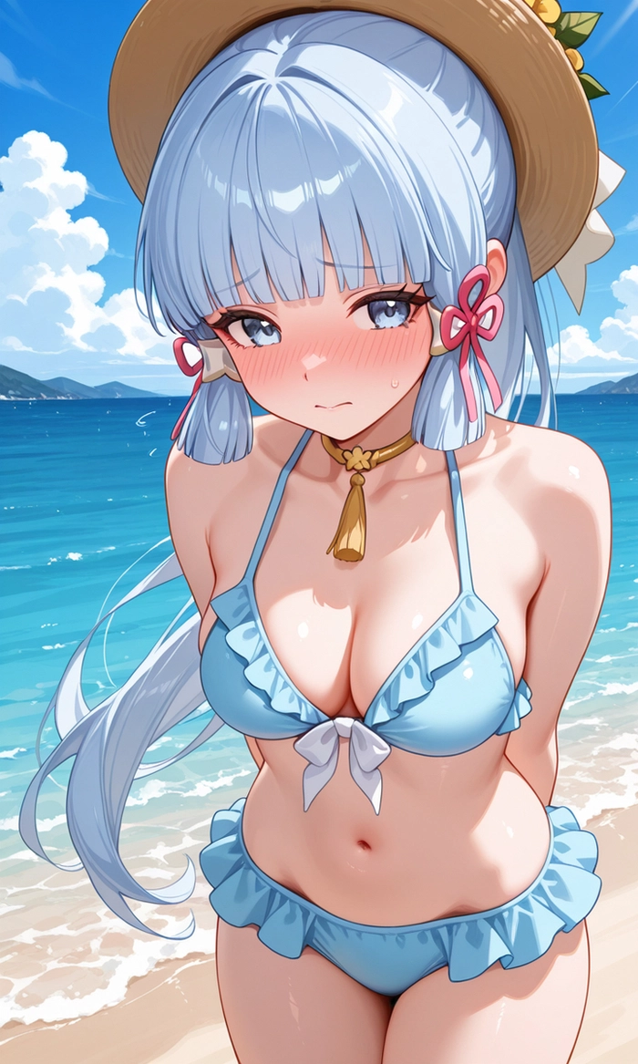 Ayaka Kamisato 4k wallpaper sexy