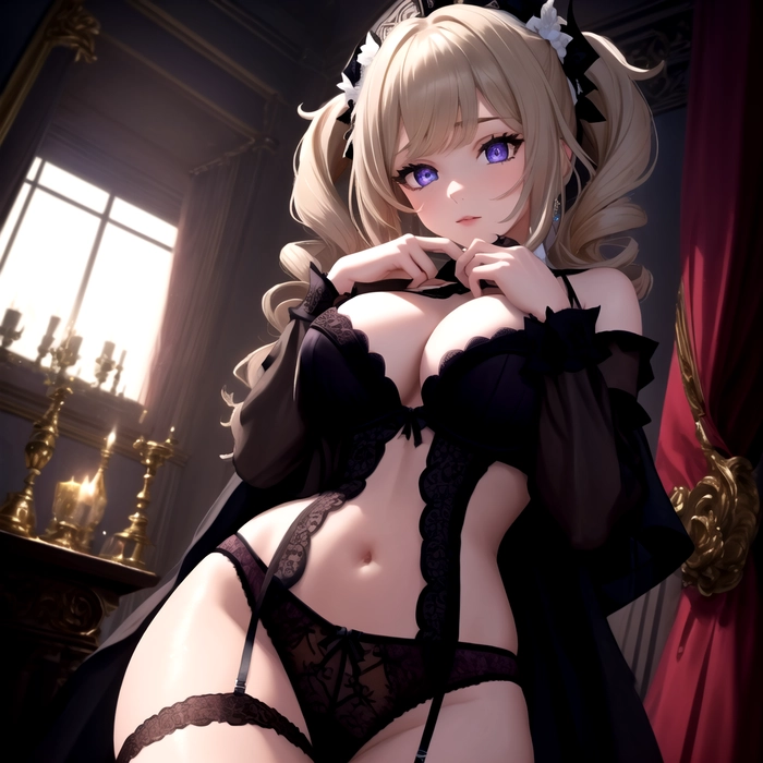Barbara Genshin outfit sexy