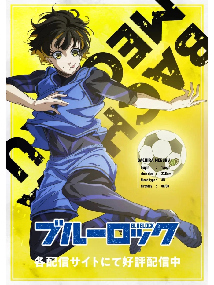 Blue Lock hình anime mạnh mẽ
