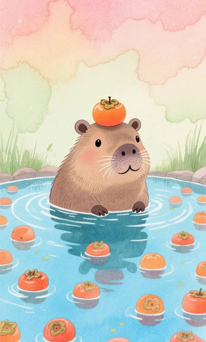 Capybara anime đáng yêu