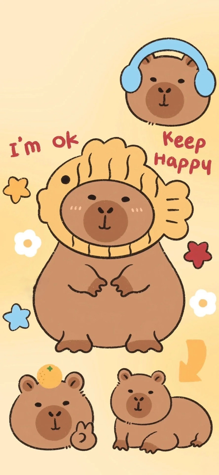 Capybara anime phong cách Nhật