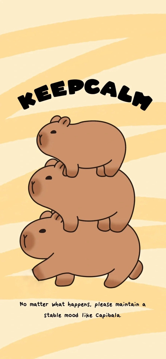 Capybara anime phong cách cute