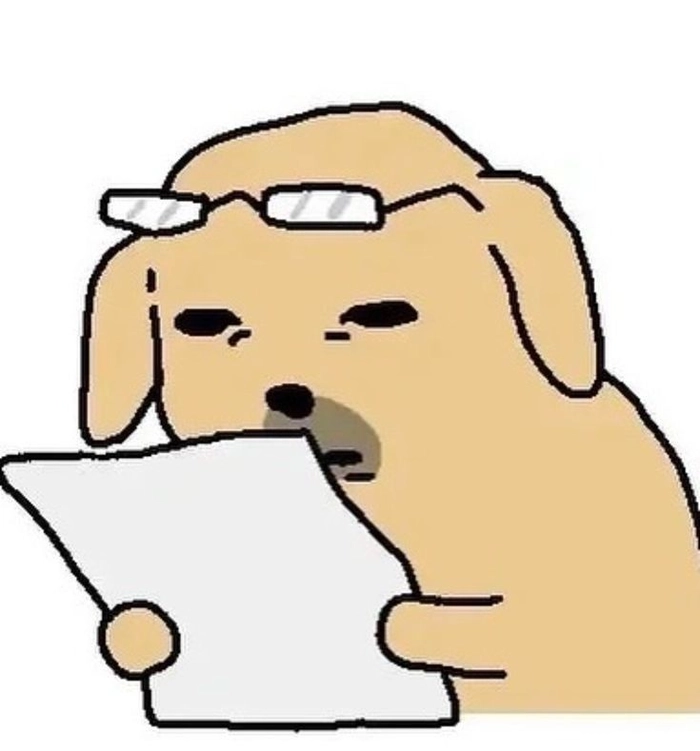 Chó đeo mắt kính meme siêu hài