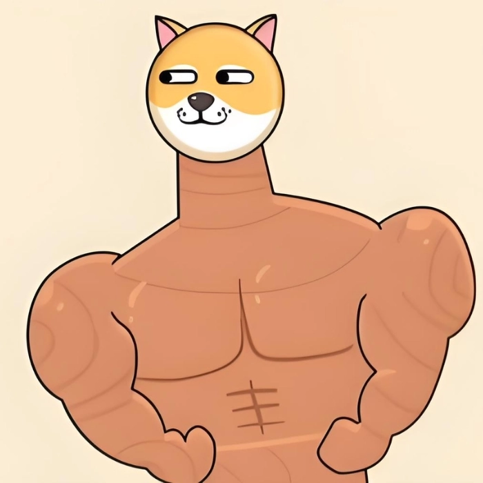 Con chó cơ bắp meme chế mới nhất