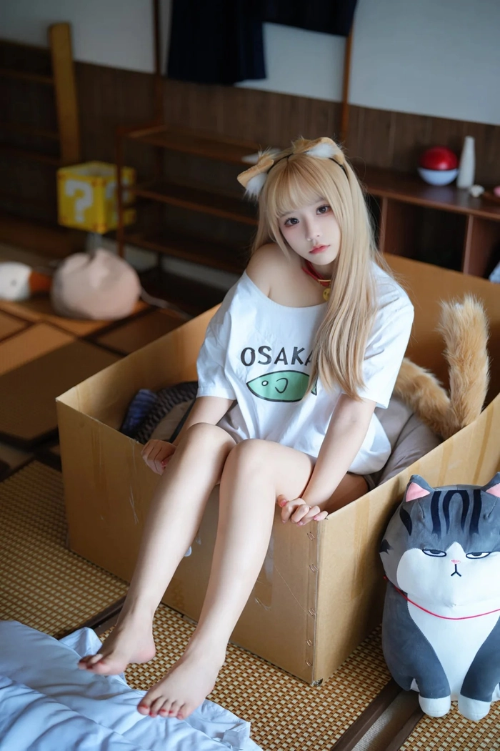 Cosplay con mèo bởi gái xinh tóc dài