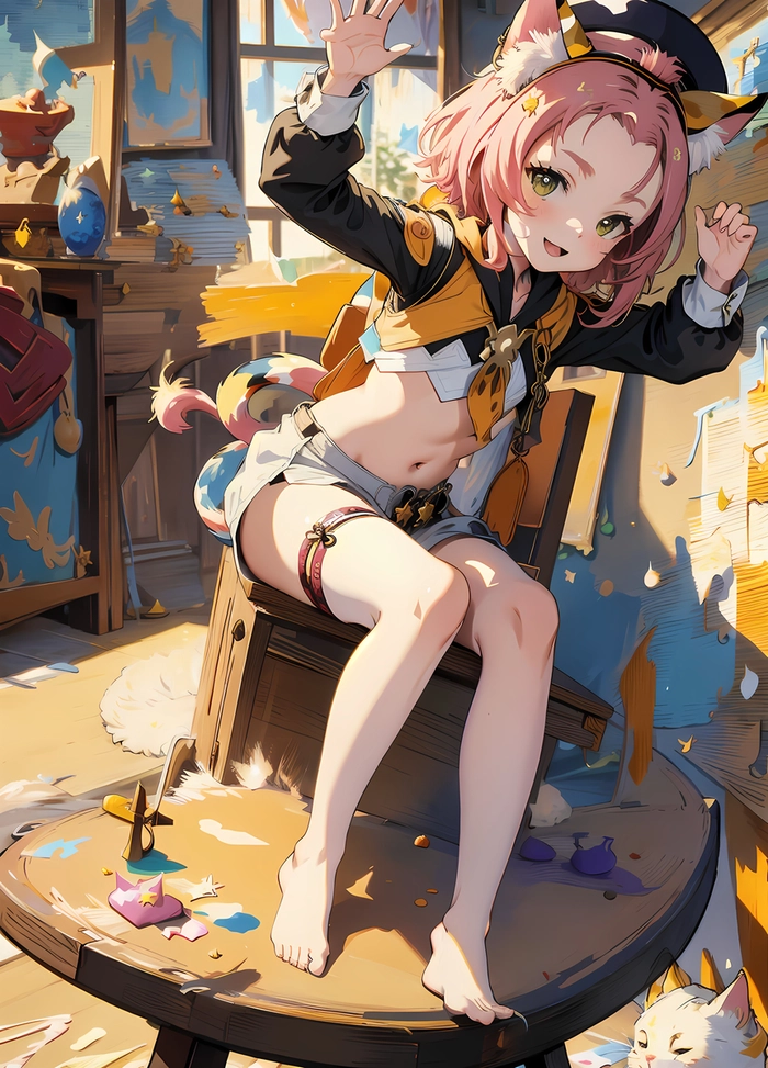 Diona Genshin chibi ngầu