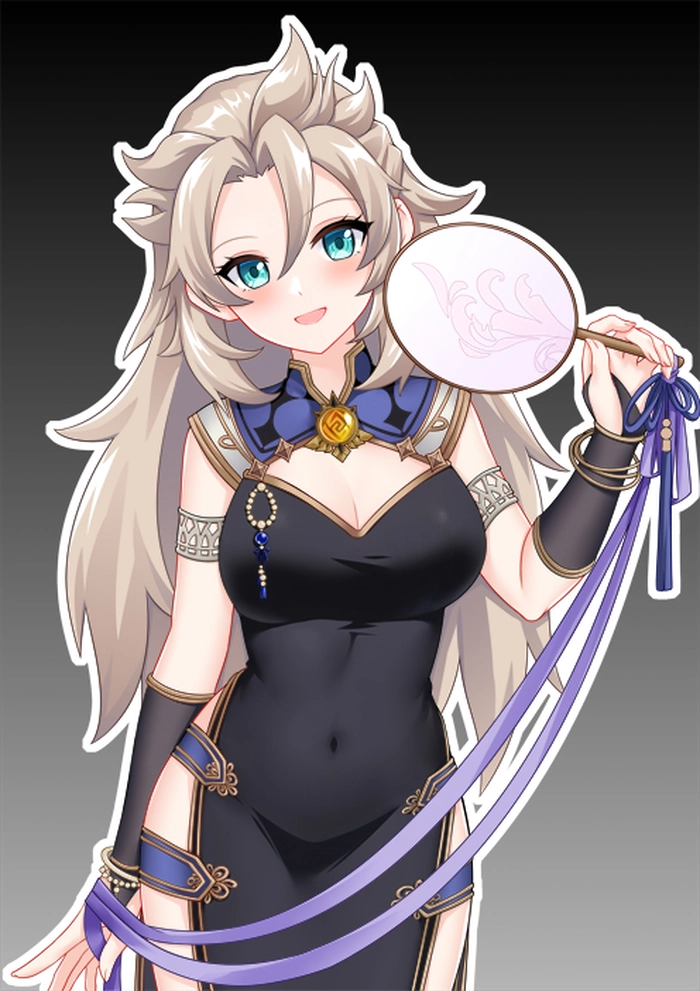 Fanart Albedo phiên bản nữ sexy