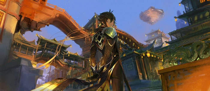 Fanart Zhongli Genshin Impact