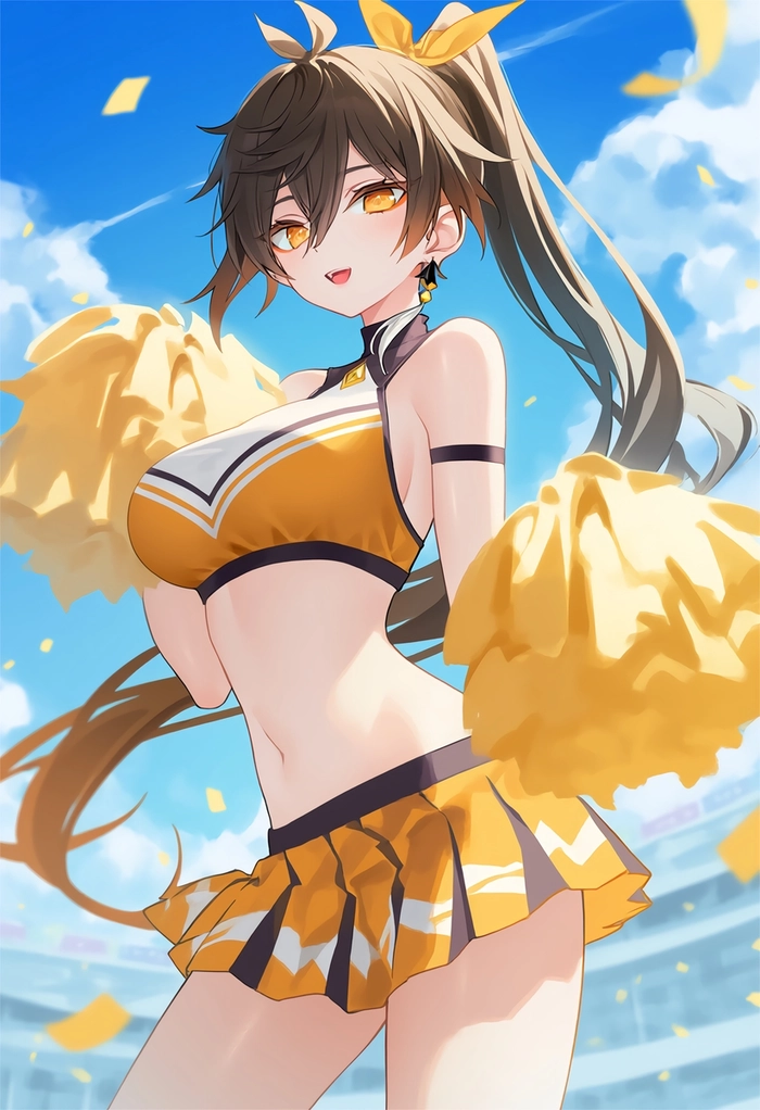 Fanart Zhongli female độc đáo