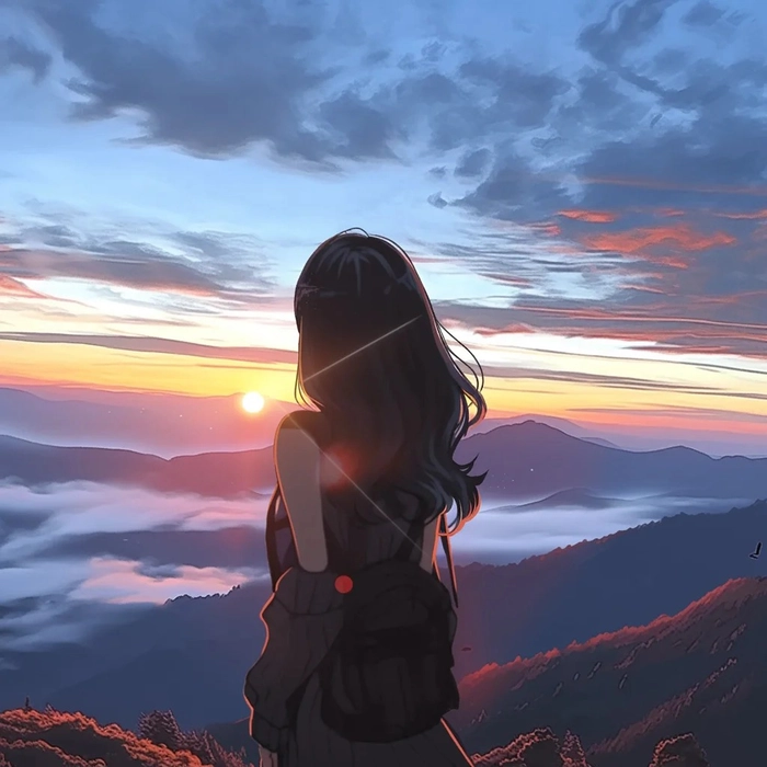 Gái xinh anime che mặt tạo dáng sexy