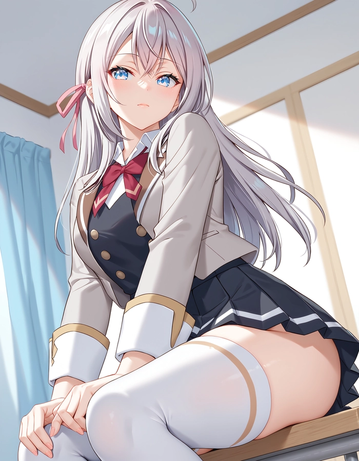 Gái xinh anime váy ngắn cuốn hút