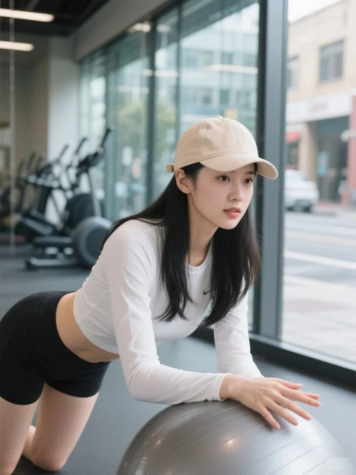 Gái xinh yoga phong cách thể thao