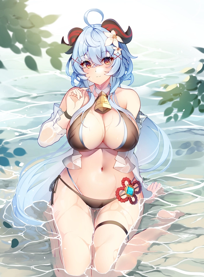 Ganyu Genshin Impact bikini táo bạo
