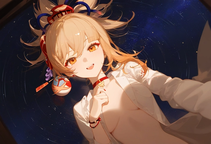 Genshin Impact Yoimiya cute