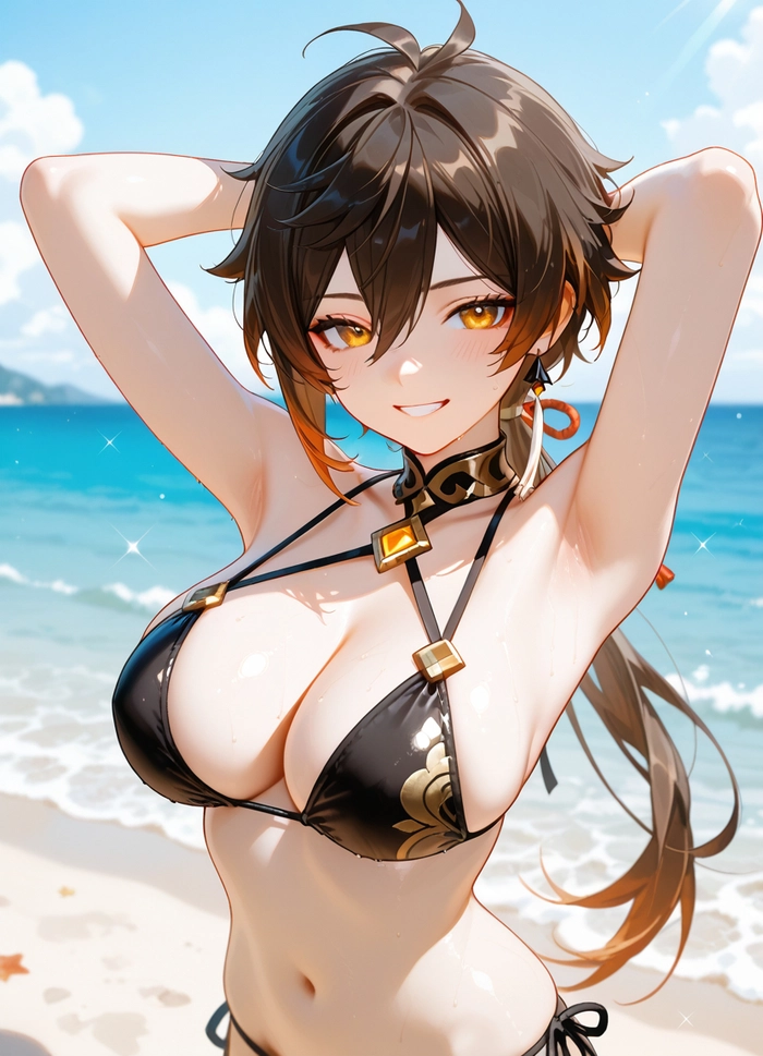 Genshin Impact Zhongli phiên bản nữ sexy