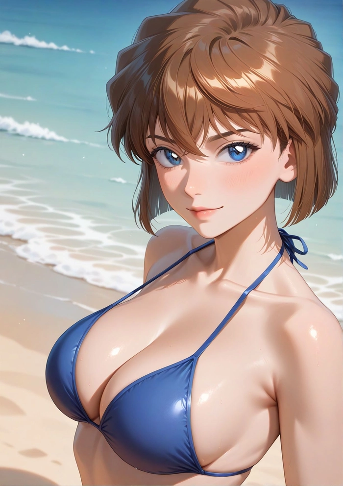 Haibara Ai mặc bikini sexy chất lừ