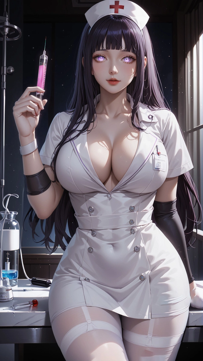 Hinata Hyuga cosplay y tá gợi cảm