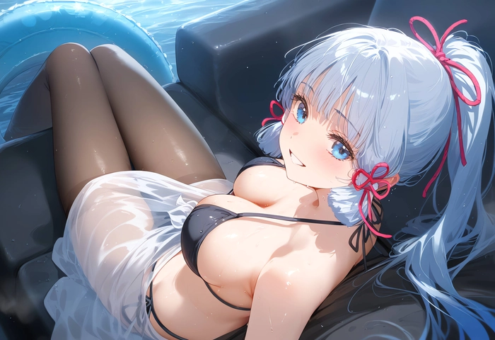 Hình Ayaka Kamisato lôi cuốn
