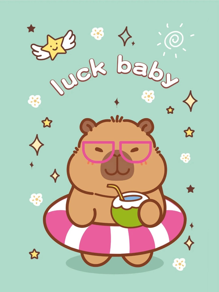 Hình Capybara anime đẹp