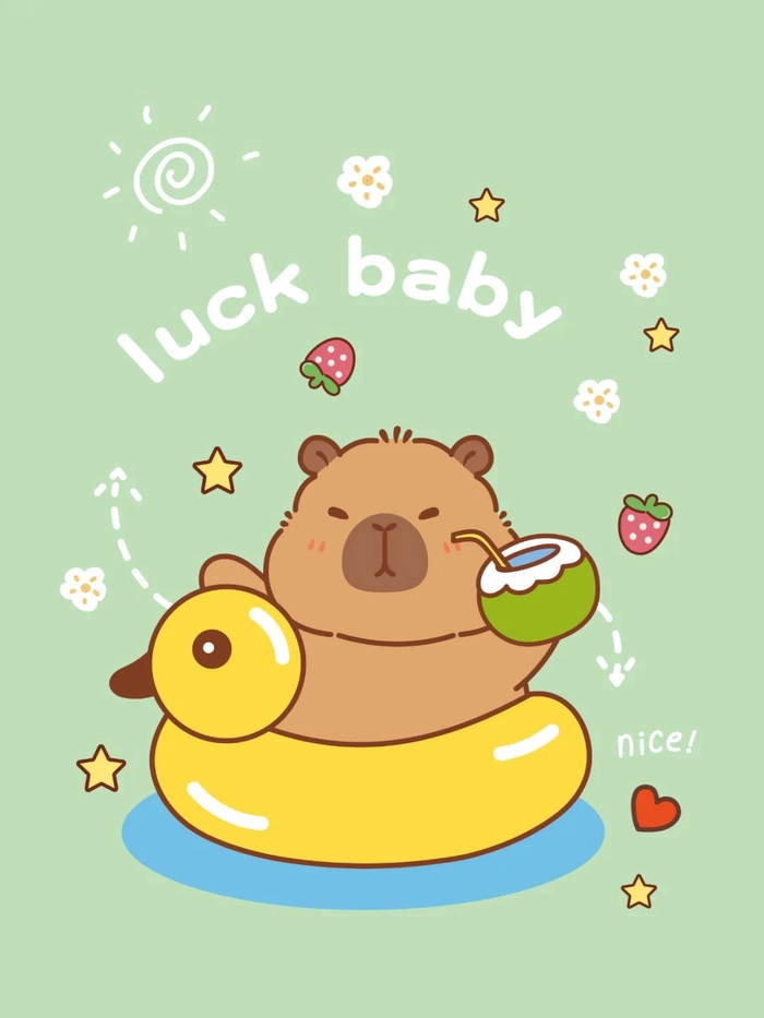 Hình Capybara anime pixel