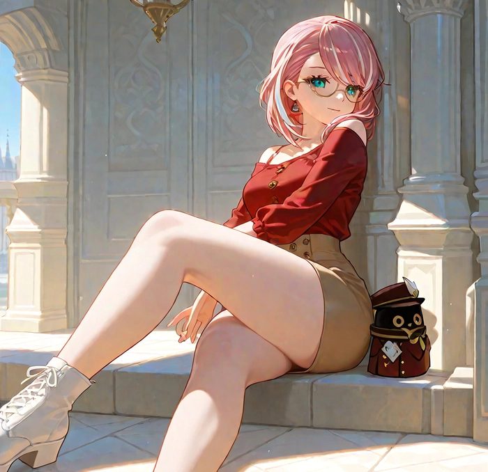 Hình Charlotte Genshin cute sexy