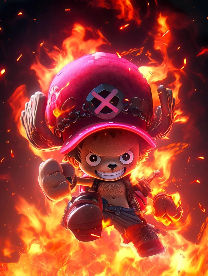 Hình Chopper hoạt hình ngầu