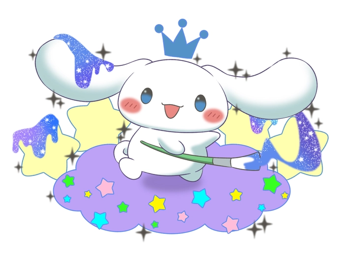 Hình ảnh Cinnamoroll anime chibi đáng yêu