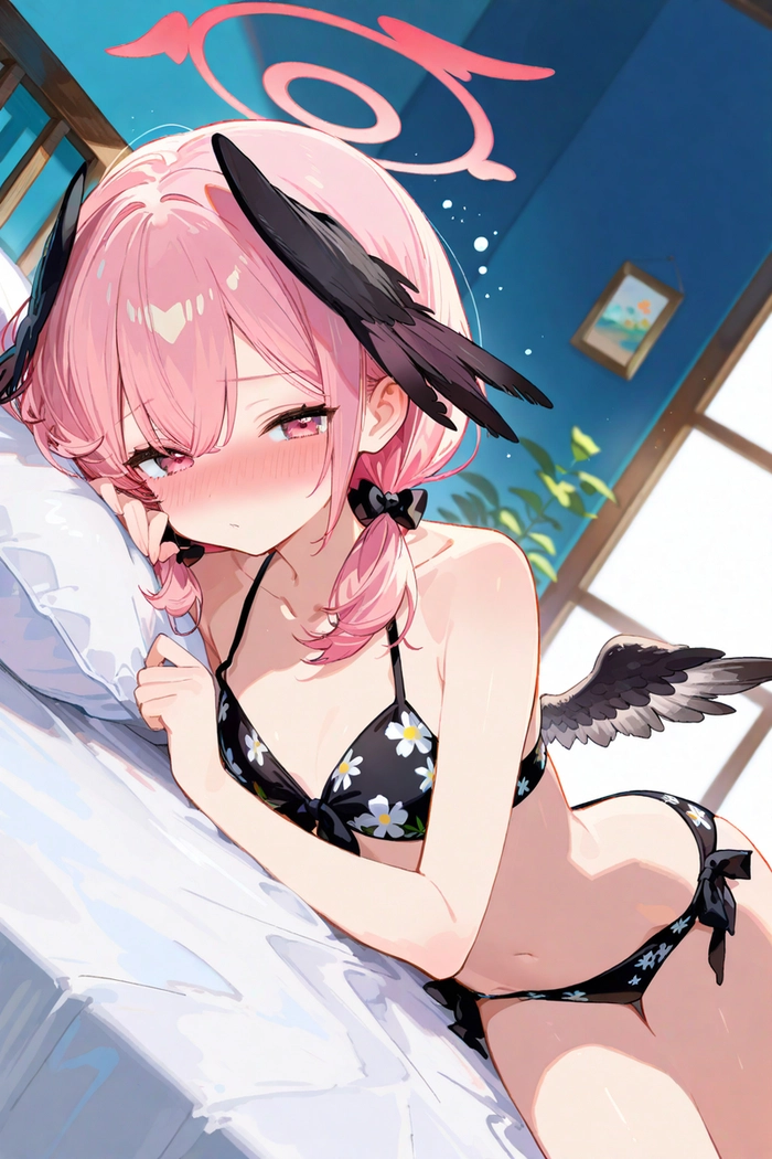 Hình ảnh Koharu Blue Archive anime phong cách mời gọi