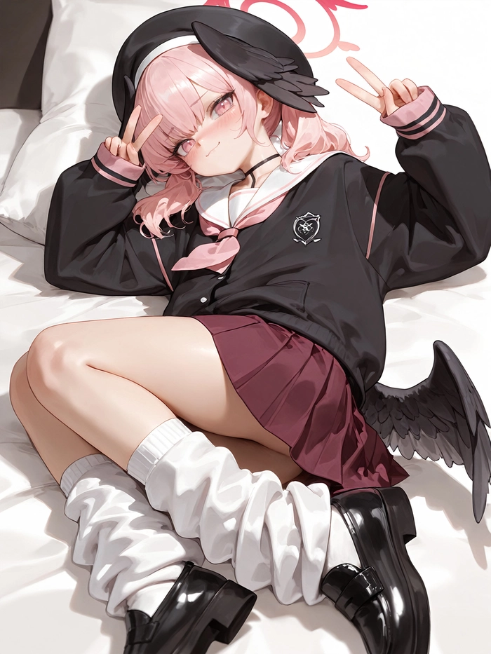 Hình ảnh Koharu Shimoe sexy váy học sinh ngắn