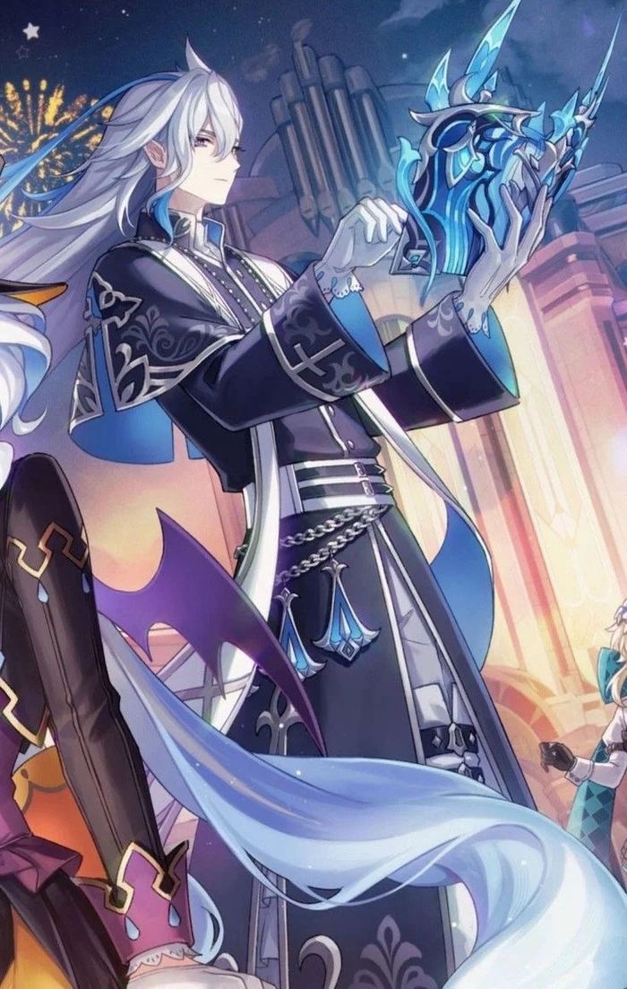 Hình ảnh Neuvillette chibi dễ thương