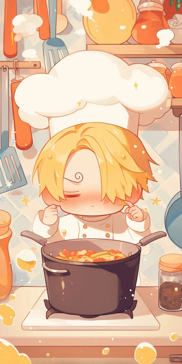 Hình ảnh Sanji chibi đáng yêu