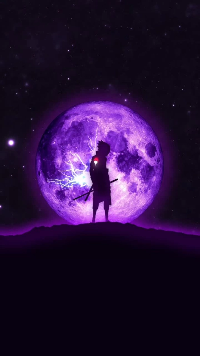 Hình ảnh Sasuke với quạ đen