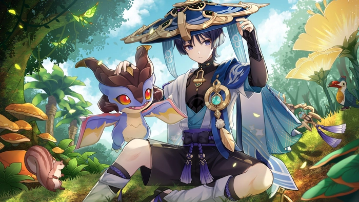 Hình ảnh Wanderer dưới tán cây