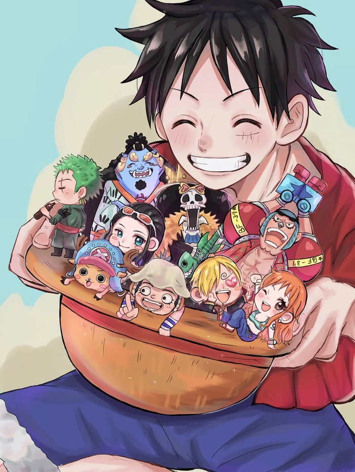 Hình ảnh anime Luffy cute