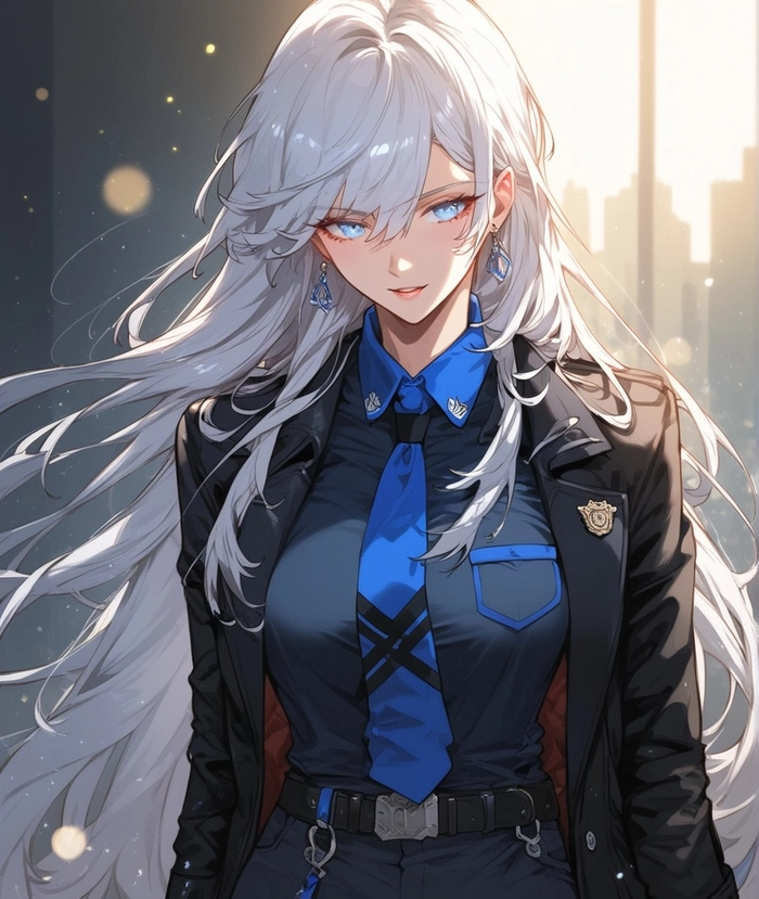 Hình ảnh anime nữ cảnh sát nổi bật