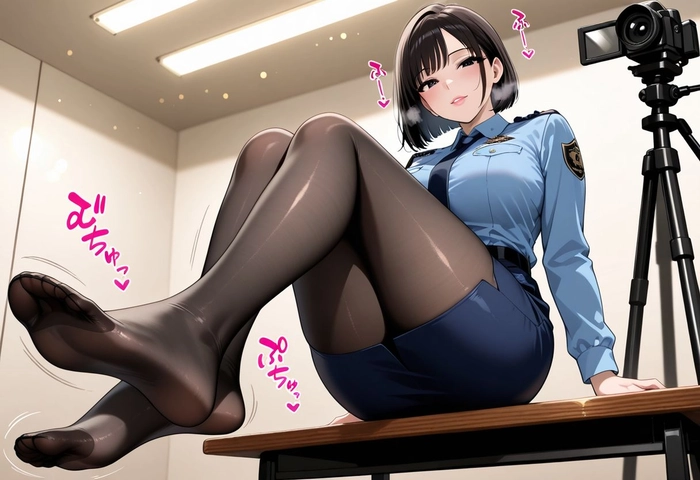 Hình ảnh anime nữ cảnh sát nóng bỏng