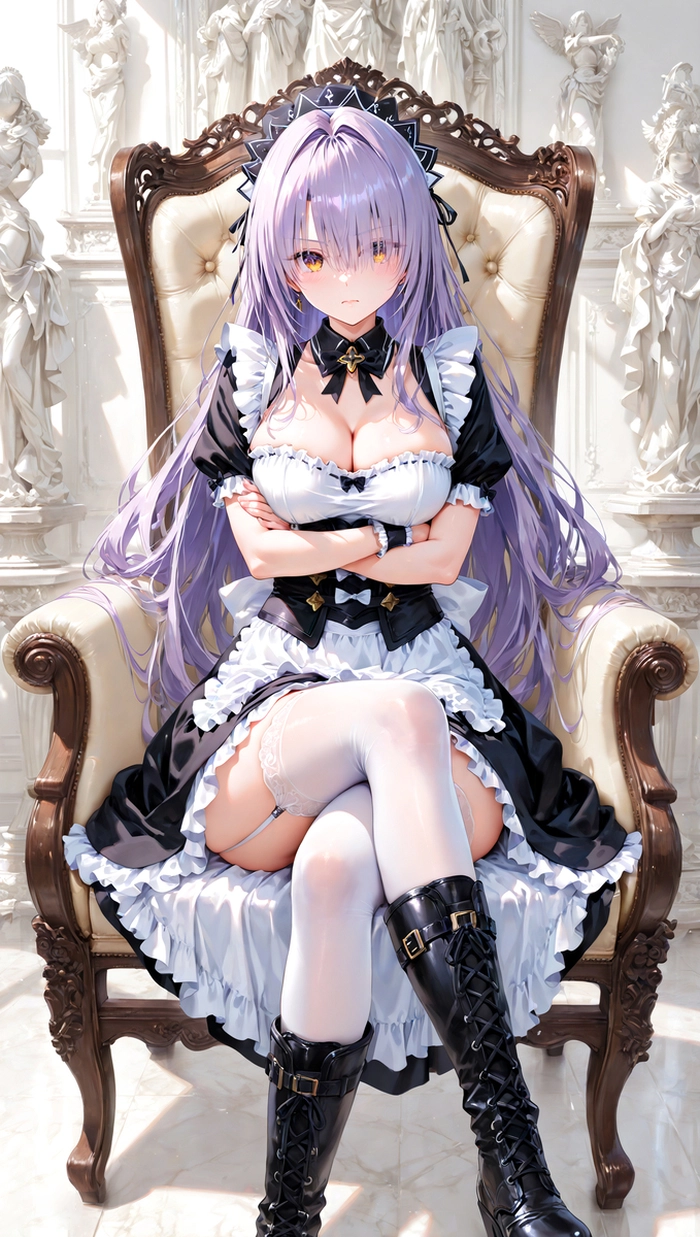 Hình ảnh anime nữ hầu gái ngầu