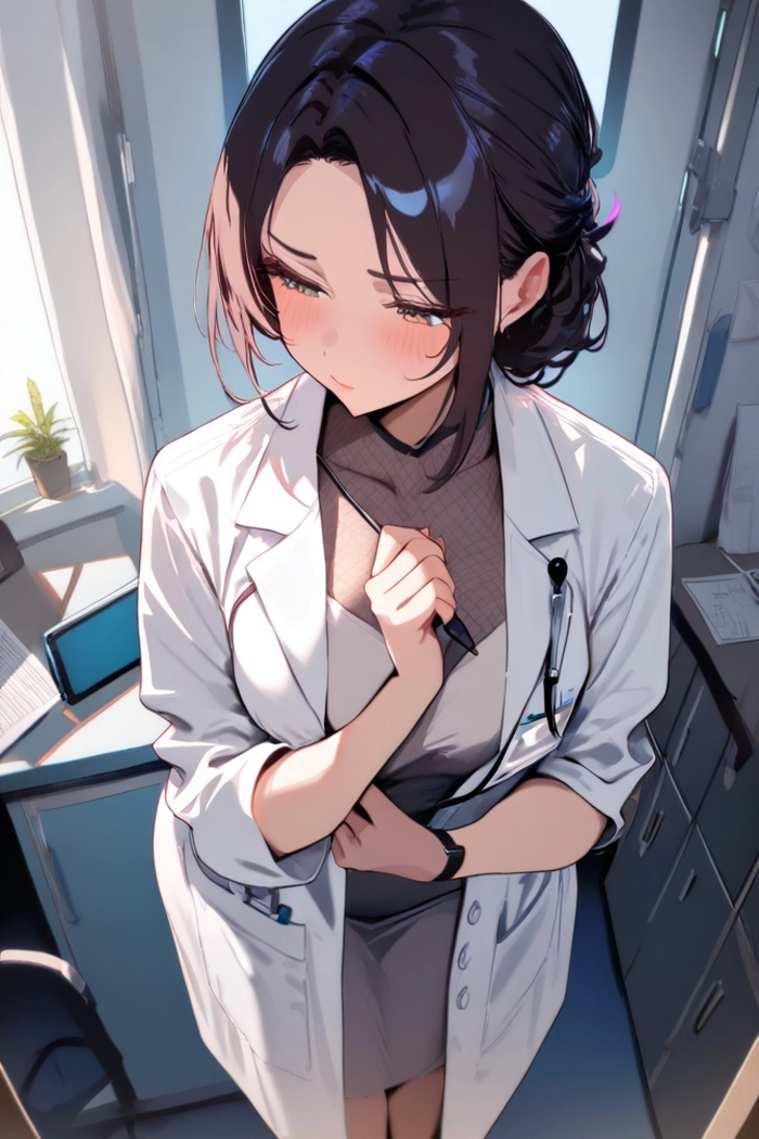 Hình ảnh bác sĩ anime nữ xinh