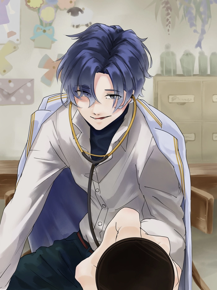 Hình bác sĩ anime phong cách