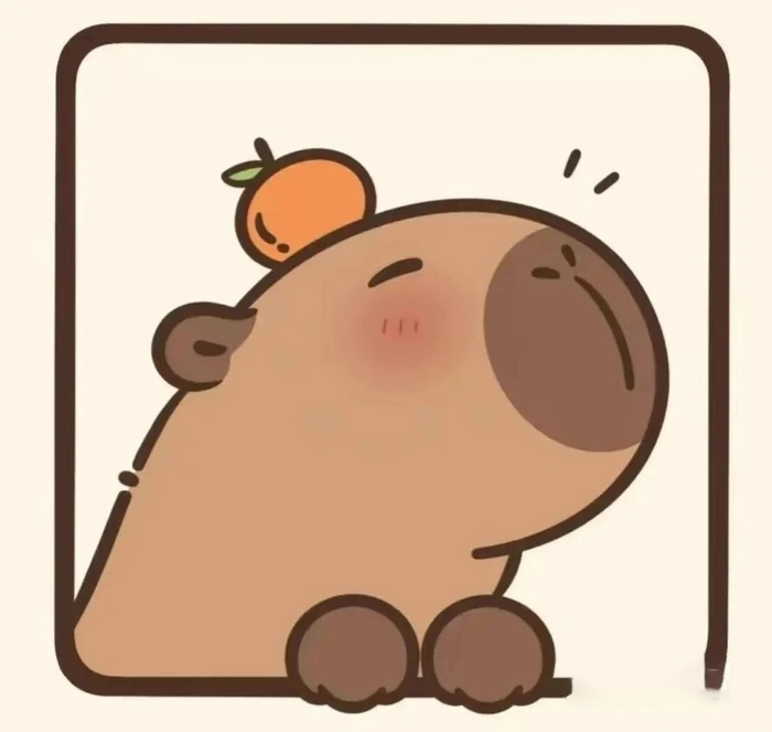 Hình nền Capybara anime chill