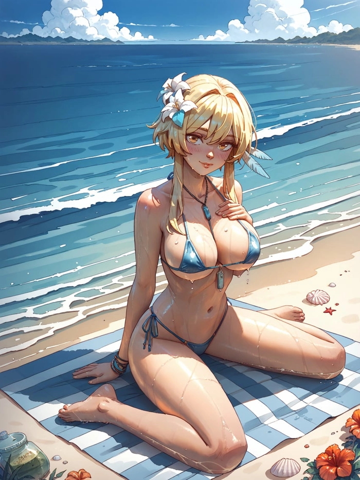 Hình nền Lumine bikini