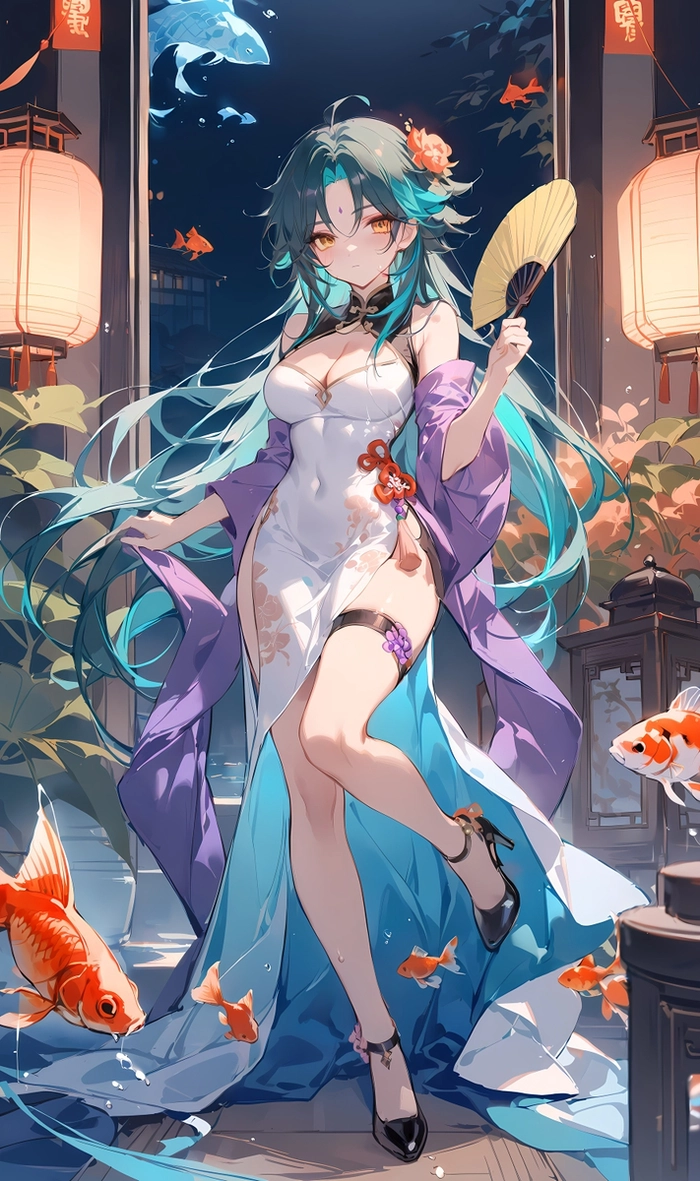 Hình nền Xiao Genshin quyến rũ