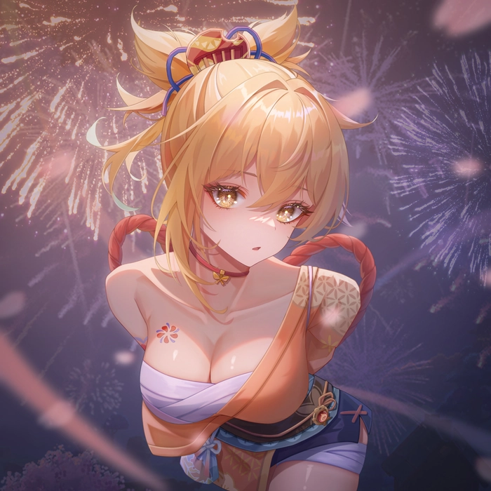 Hình nền Yoimiya gợi cảm