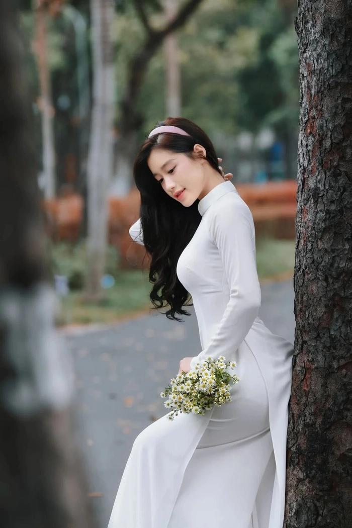 Hình nền gái xinh mặc áo dài