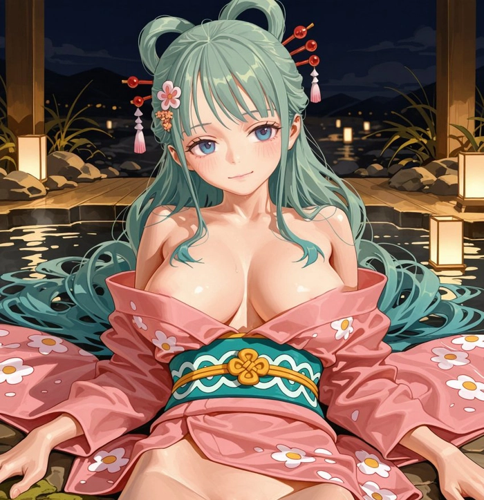 Hiyori gợi cảm với kimono