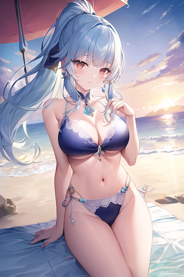 Kamisato Ayaka ảnh nền gợi cảm