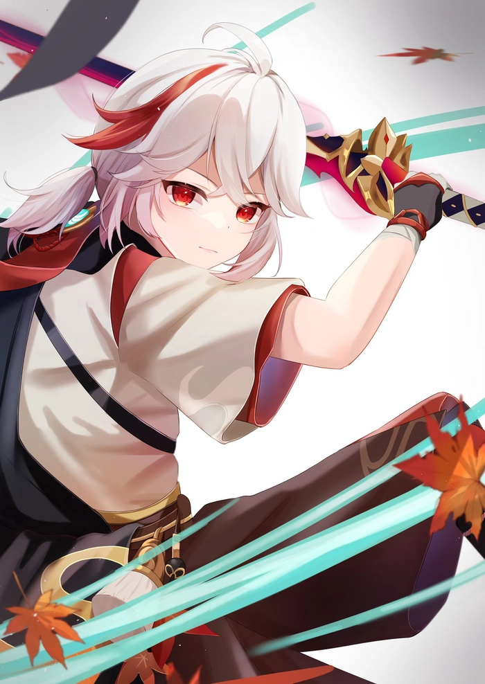 Kazuha Genshin anime cuốn hút