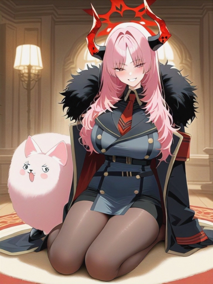 Kyougoku Satsuki dáng ngồi khêu gợi