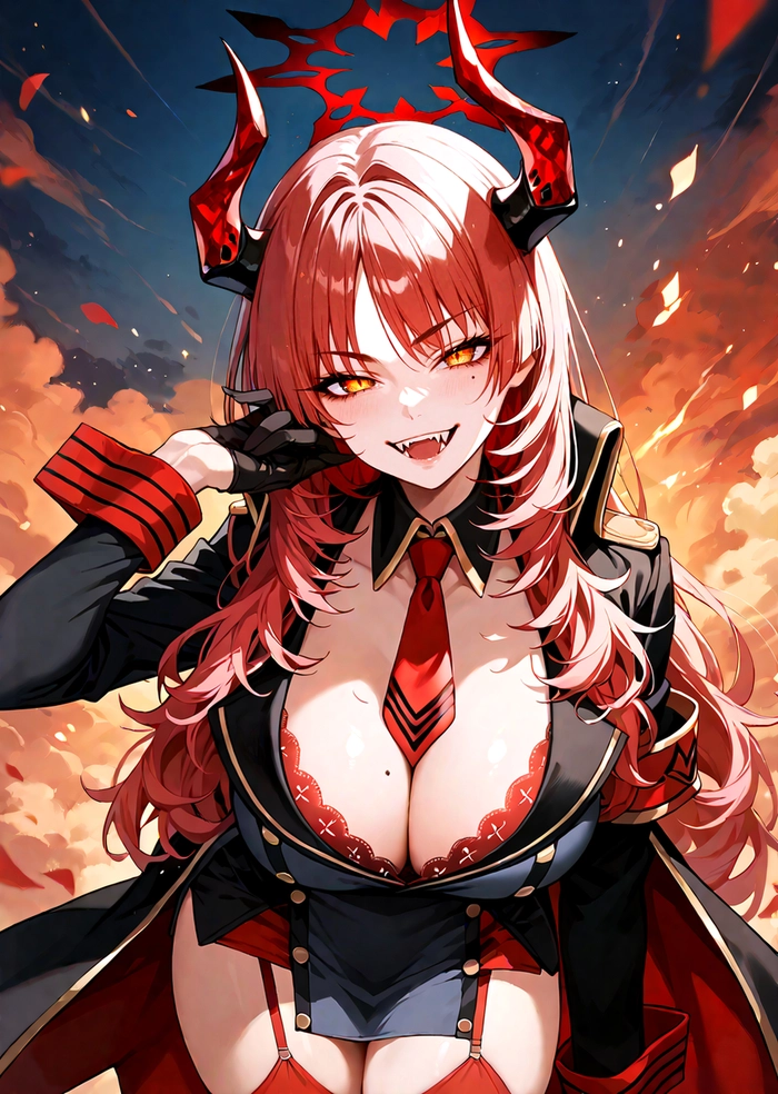 Kyougoku Satsuki tạo dáng sexy bên ánh đèn đỏ