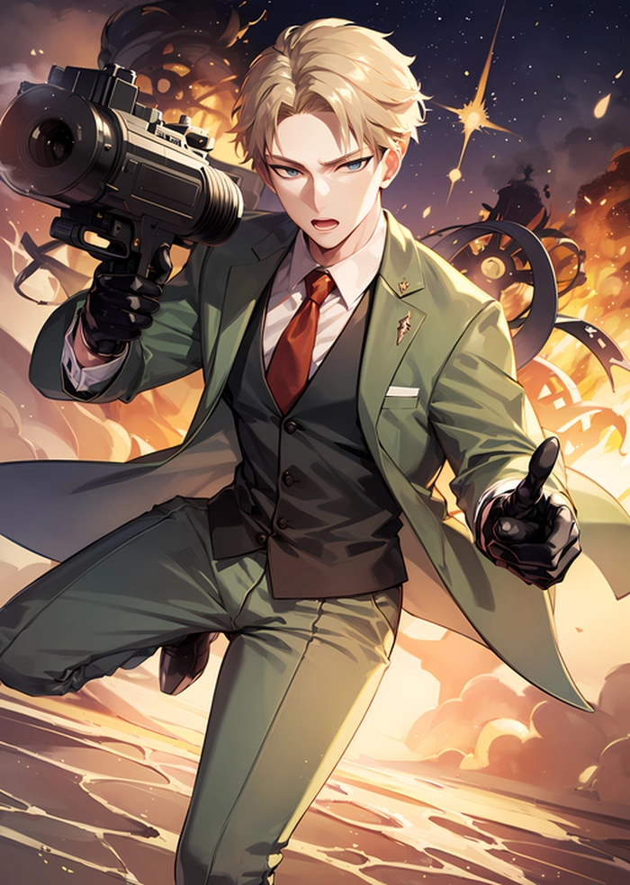 Loid Forger fanart ánh nhìn sát thủ